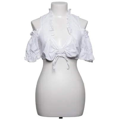 Dirndlblus (Vit) från Landhaus Bomull, Polyester