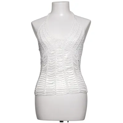 Halternecktopp (Vit) från Select Polyester, Viskos