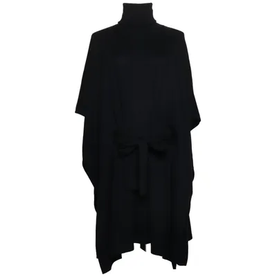 Poncho (Noir) de Libertine-Libertine Acrylique, Laine de mouton