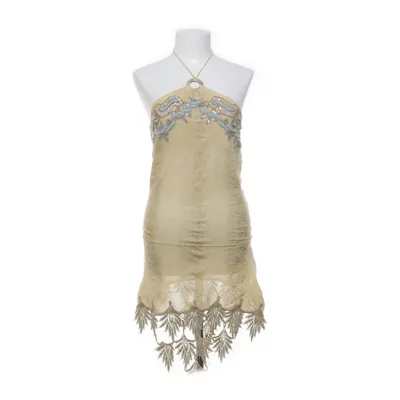 Halterneck-kjole (Beige, Blå, Guld) fra Munthe plus Simonsen Bomuld