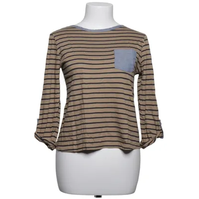 T-shirt à manches longues (Marron, Bleu) de Springfield Coton, Viscose