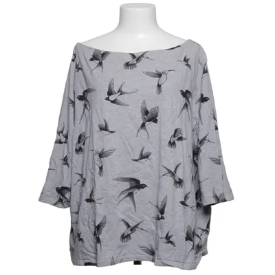 Top (Grijs) van H&M+ Katoen, Elastaan, Viscose