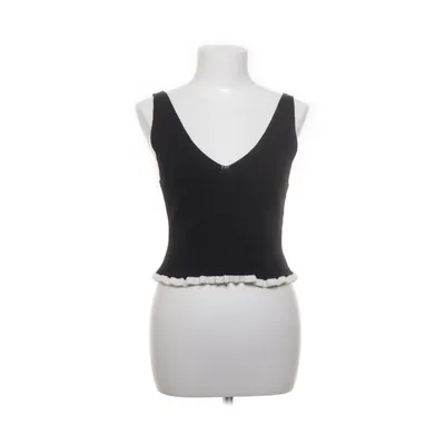 Halterneck top (Sort, Hvid) fra Zara Bomuld, Polyester