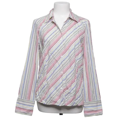 Shirt (White, Multicolored) from s.Oliver Cotton, Elastane, Polyamide
