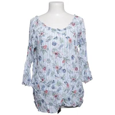 Blouse (Blauw, Wit, Meerkleurig) van Gina Viscose
