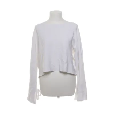 Omlottopp (Vit) från Zara Knit Nylon, Viskos