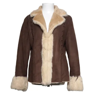 Shearlingjacka (Brun, Beige) från Dream Girl Akryl, Polyester