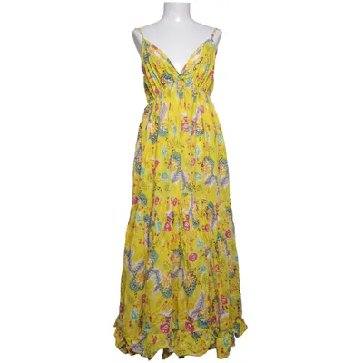 Robe longue (Jaune, Multicolore) de Uttam London Coton