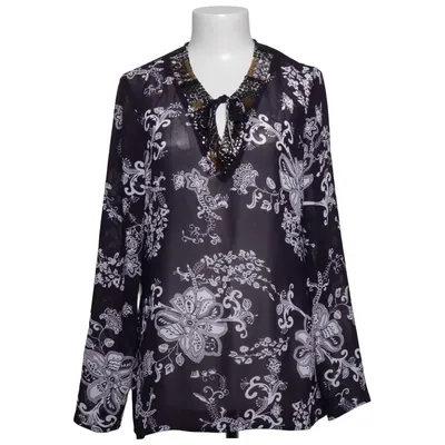 Blouse (Lila, Wit) van Fairfield Polyester