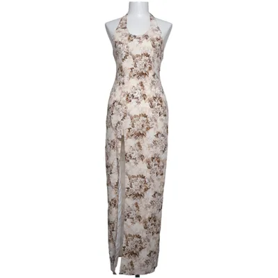 Maxi dress (White, Brown) from Lioness Polyester
