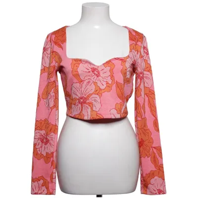 Crop top (Pink, Orange) fra Zara Polyester