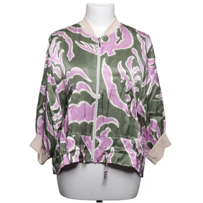 Bomberjacka (Grön, Lila, Vit) från Pink Cherry Viskos