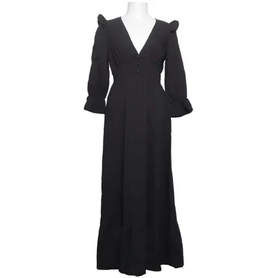 Maxi jurk (Zwart) van Disturbia Elastaan, Polyester, Viscose