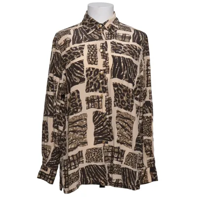 Blouse (Beige, Brown) from Mario Rosella Polyester