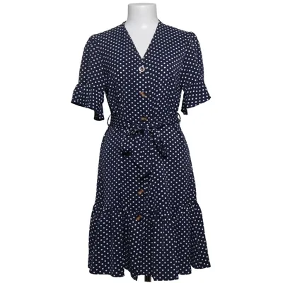 Omlottklänning (Blå, Vit) från Yidarton Elastan, Polyester