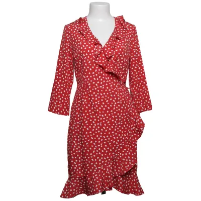 Wikkeljurk (Rood, Wit) van Vero Moda Polyester