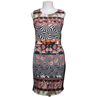 Dress (Black, Multicolored) from Elisa Immagine Elastane, Polyester