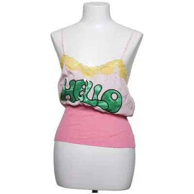 Tank Top (Pink, Multicolored) from Fornarina Cotton, Elastane, Silk