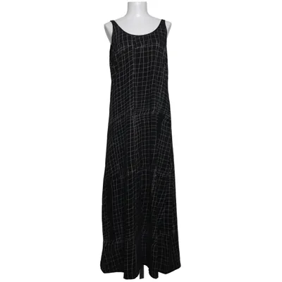 Maxikjole (Sort, Hvid) fra Ischiko Viscose