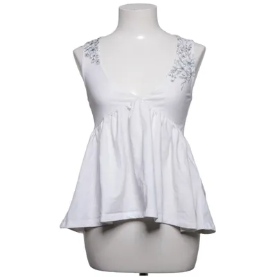 Top (White) from House Cotton, Elastane, Polyester