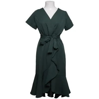 Omlottklänning (Grön) från Moments Polyester