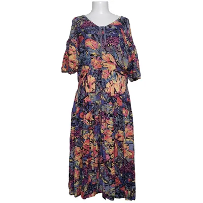Robe (Violet, Rose, Jaune, Multicolore) de Together Viscose