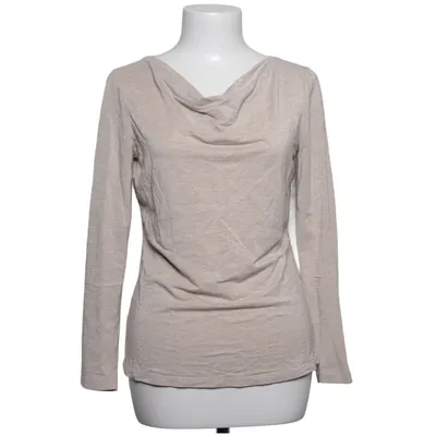 T-shirt à manches longues (Beige) de Ann Taylor Élasthane, Fibre métallique, Polyamide, Viscose