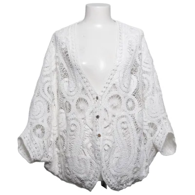 Kofta (Vit) från Knitwear Bomull