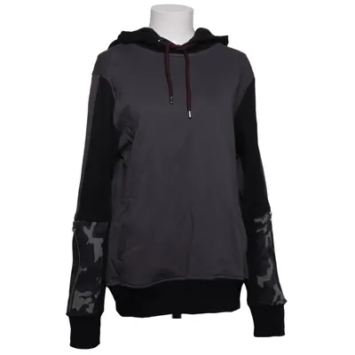 Capuchon sweater (Zwart, Grijs) van Elly Pistol Katoen