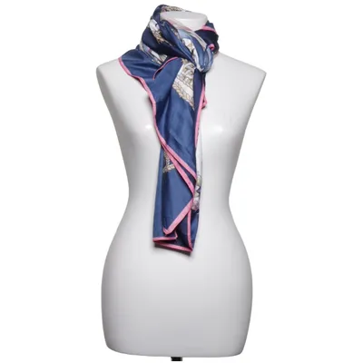 Shawl (Blue, Multicolored) Silk