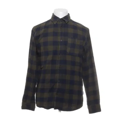 Flanellen overhemd (Blauw, Groen) van Originals by Jack & Jones Katoen