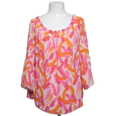 Blouse (Roze, Oranje, Meerkleurig) van Amisu