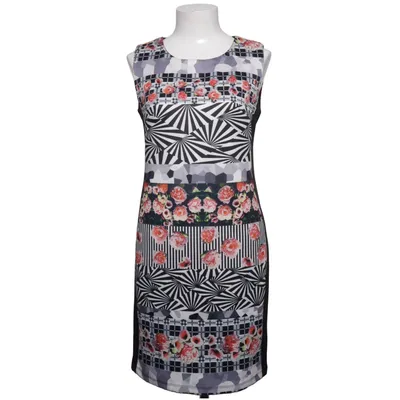 Robe (Noir, Multicolore) de Elisa Immagine Élasthane, Polyester