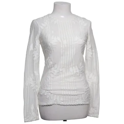 Bluse (Hvid) fra L.O.G.G by H&M Bomuld, Polyamid