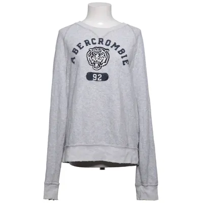 Sweatshirt (Grå) fra Abercrombie & Fitch Bomuld, Polyester