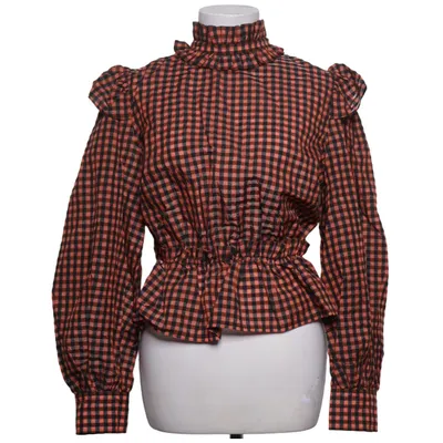 Bluse (6100) fra Ganni Økologisk bomuld, Polyamid, Genanvendt polyester