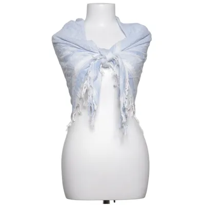 Shawl (Blue, White) from 365 Sunshine Cotton