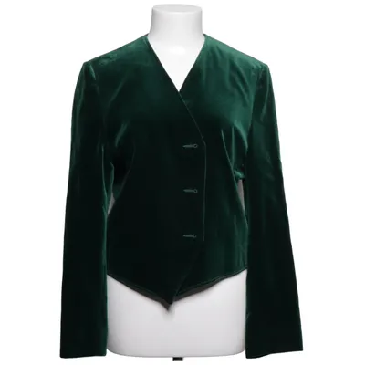 Jacka (Grön) från Birgitta by Westerlind Acetat, Bomull, Modal