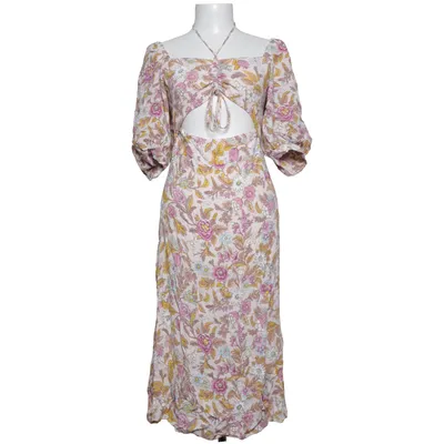 Jurk (Beige, Meerkleurig) van Topshop Petite Viscose