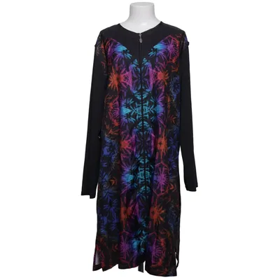 Jurk (Zwart, Meerkleurig) van Allea Polyester