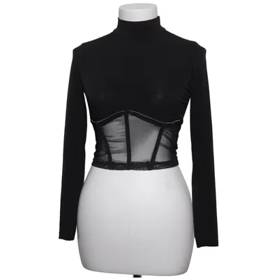 Top (Sort) fra Ambar Bomuld, Elastan, Polyester