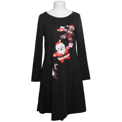 Klänning (Svart, Flerfärgad) från Christmas Collection Polyester