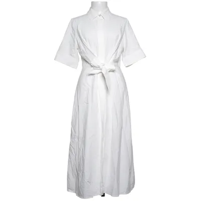 Shirt dress (White) from Salsa Jeans Cotton, Viscose