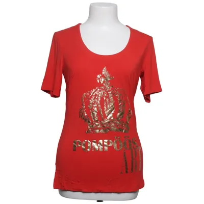 T-shirt (Red, Gold) from Pompöös Elastane, Viscose