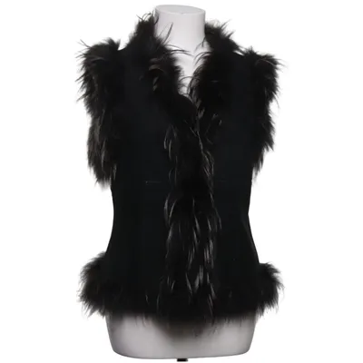 Fur vest (Black) from Style Butler Rabbit fur