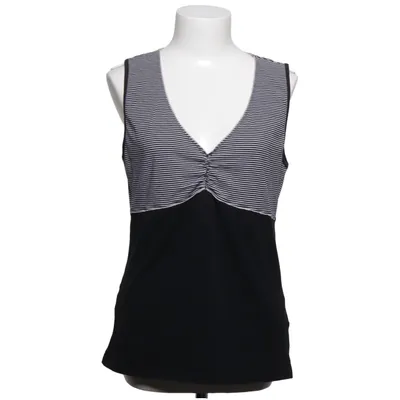 Tanktop (Zwart, Wit) van Pussy Deluxe Katoen, Elastaan
