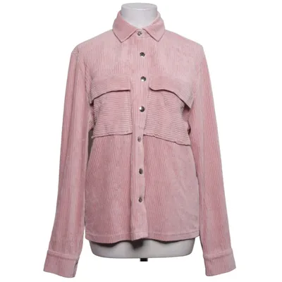 Skjortejakke (Pink) fra Black Story Bomuld, Elastan, Polyester
