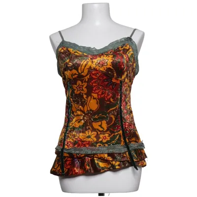 Tank Top (Brown, Yellow, Multicolored) from Blasting