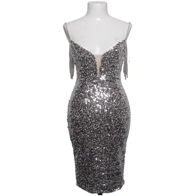 Cocktailkleid (Silber, Mehrfarbig) von Dennis Maglic Polyester