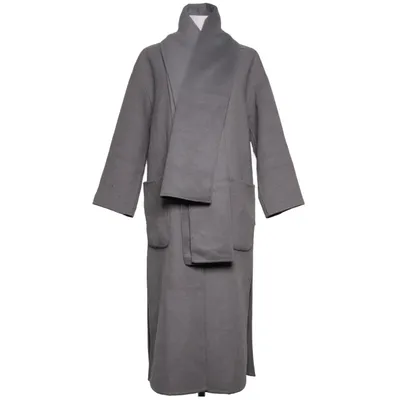 Coat (Gray) from Visual Clothing Project Polyamide, Polyester, Wool